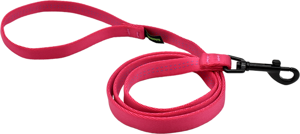 Soft Tubular Snap Leash - Fuzzywumpets Soft Tubular Snap Leash 6ft-Fuchsia