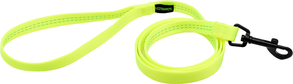 Soft Tubular Snap Leash - Fuzzywumpets Soft Tubular Snap Leash 6ft-Neon-Yellow